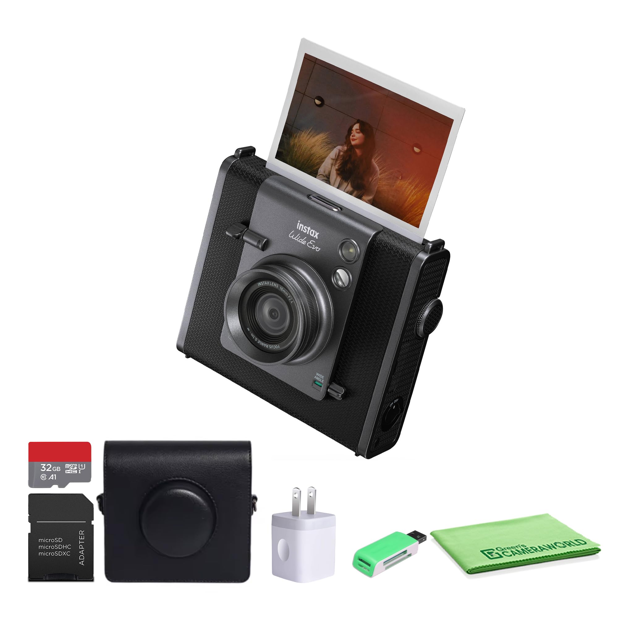 Amazon.com : Fujifilm Instax Wide Evo Hybrid Instant Film Camera